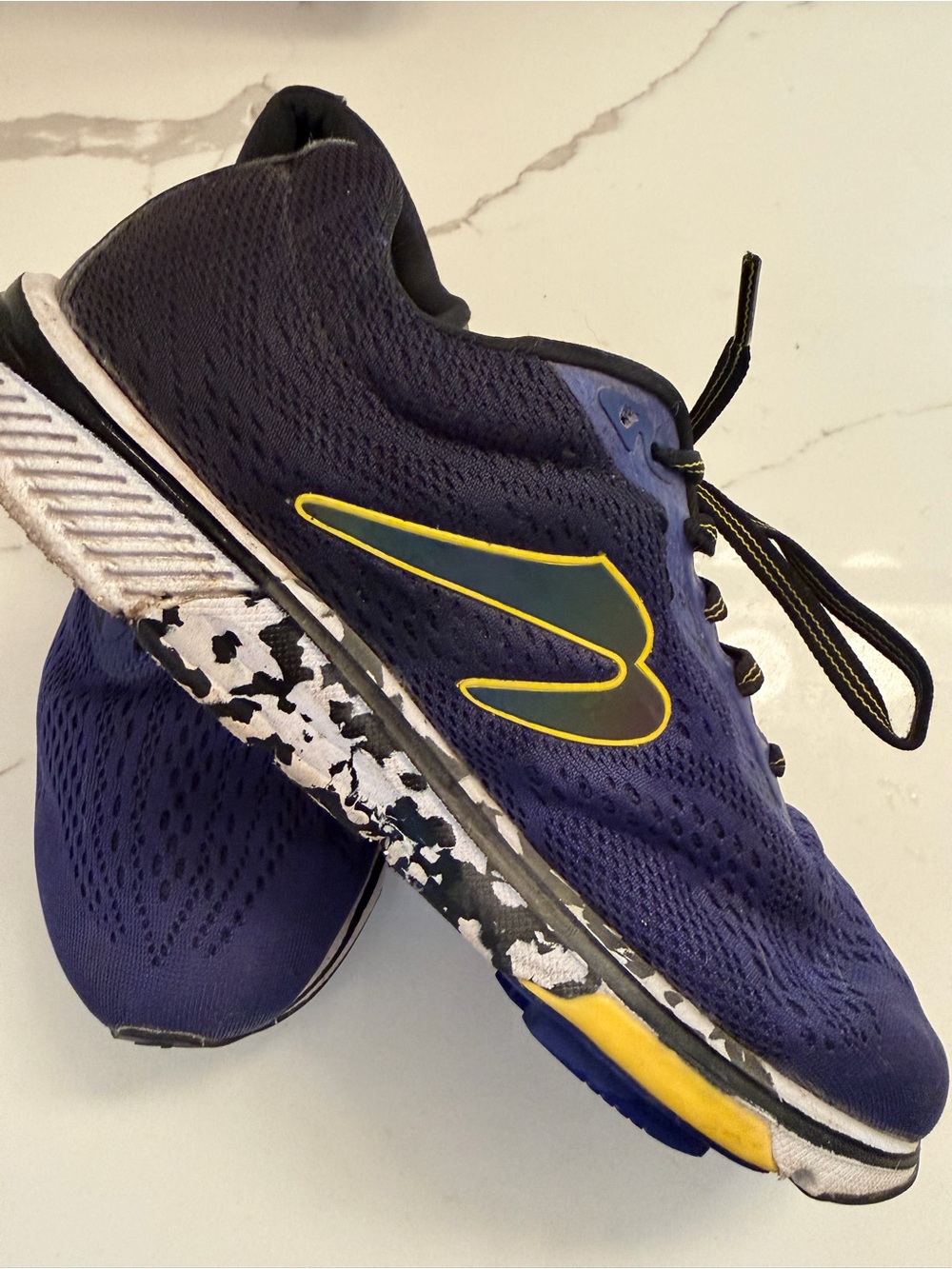 Newton Motion 12 Running Shoes with Yellow Accent